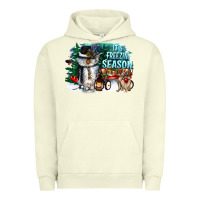 Pigment Pistachio its freezin season Urban Hoodie - CowGirlArtShop