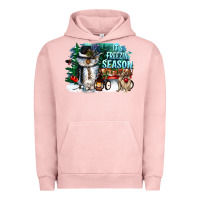 Pigment Salmon its freezin season Urban Hoodie - CowGirlArtShop