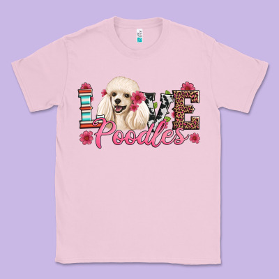 Love Poodles Classic Tee Designed By Artiststas