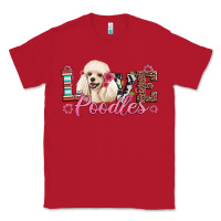 Red love poodles Classic Tee - Artiststas