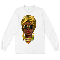 White african woman Long Sleeve Tee - NancyCooperArtShop