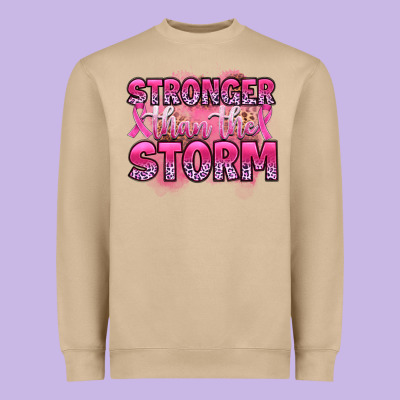 Stronger Than The Storm Heavyweight Sweatshirt Designed By Artiststas