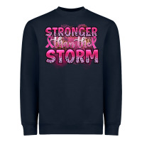 Navy stronger than the storm Heavyweight Sweatshirt - Artiststas