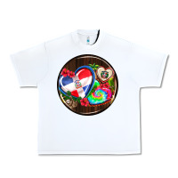 White dominican republic coasters Urban Heavy Tee - AdoDesignShop