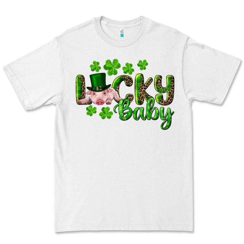 Lucky Baby With Pig Premium Tee by RanaPortraitStore | Teevron