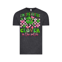 Vintage Black i'm the cutest clover in the patch Vintage Tee - Artiststas