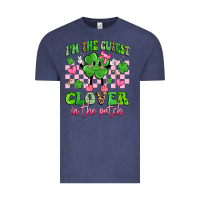 I'm The Cutest Clover In The Patch Vintage Tee | Teevron