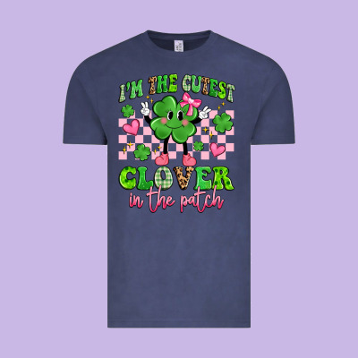 I'm The Cutest Clover In The Patch Vintage Tee Designed By Artiststas