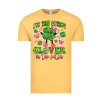 Vintage Mustard i'm the cutest clover in the patch Vintage Tee - Artiststas