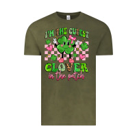 Vintage Olive i'm the cutest clover in the patch Vintage Tee - Artiststas