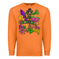 Carrot new orleans mardi gras Premium Sweatshirt - LillyAllenDesigns