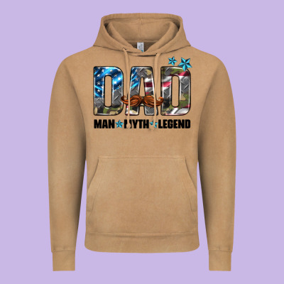 Dad Man Myth Legend Vintage Hoodie Designed By Hra Design Shop