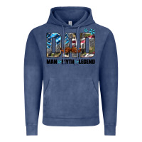 Vintage Denim dad man myth legend Vintage Hoodie - HRA Design Shop