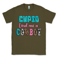 Army Green cupid find me a cowboy Classic Tee - AdoDesignShop