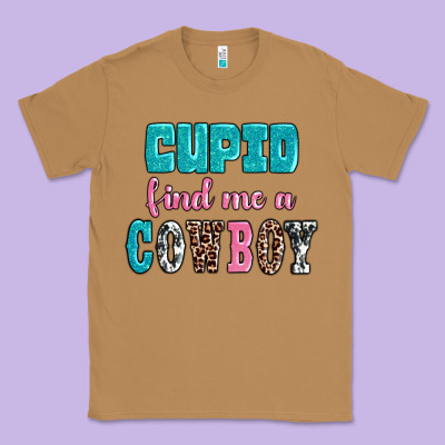 Cupid Find Me A Cowboy Classic Tee Designed By Adodesignshop