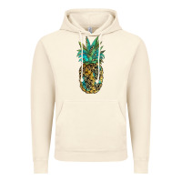 Vintage Artic leopar turquoise pineapple Vintage Hoodie - JahusDesignShop