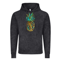 Leopar Turquoise Pineapple Vintage Hoodie | Teevron