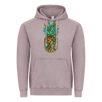 Vintage Zinc leopar turquoise pineapple Vintage Hoodie - JahusDesignShop