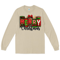 Mushroom merry christmas license plate letters Long Sleeve Tee - Jasminsmagicworld