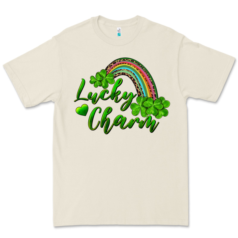 Lucky Charm Rainbow And Shamrocks Premium Tee by RanaPortraitStore | Teevron