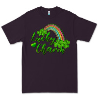 Plum Lucky charm rainbow and shamrocks Premium Tee - RanaPortraitStore