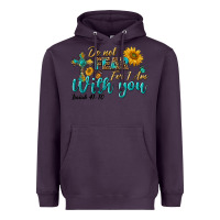 Plum do not fear for i am with you Heavyweight Hoodie - BundleAndBundleShop