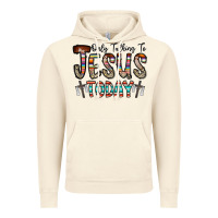 Vintage Artic only talking jesus today Vintage Hoodie - CowhideDigitalArt