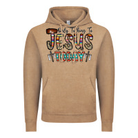Vintage Coffee only talking jesus today Vintage Hoodie - CowhideDigitalArt