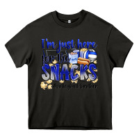 Asphalt im just here for the snacks volleyball brother Heavy Core Tee - Zillion Design Studio