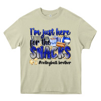 Mossy im just here for the snacks volleyball brother Heavy Core Tee - Zillion Design Studio