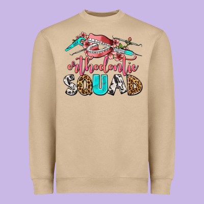 Orthodontic Squad Heavyweight Sweatshirt Designed By Adodesignshop