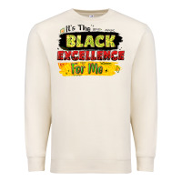 Sandshell it's the black excellence for me Premium Sweatshirt - LillyAllenDesigns