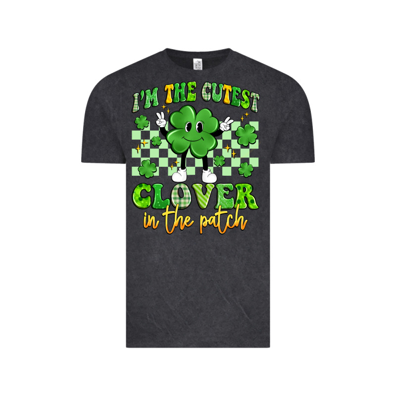 I'm The Cutest Clover In The Patch Artiststas Vintage Tee by Artiststas | Teevron