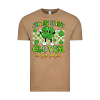 Vintage Coffee i'm the cutest clover in the patch artiststas Vintage Tee - Artiststas