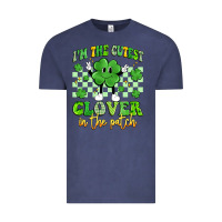 Vintage Denim i'm the cutest clover in the patch artiststas Vintage Tee - Artiststas