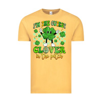 Vintage Mustard i'm the cutest clover in the patch artiststas Vintage Tee - Artiststas
