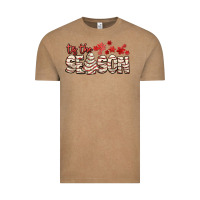 Vintage Coffee tis the season with christmas cake Vintage Tee - AdoDesignShop