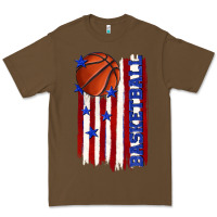 Cacao basketball american flag Premium Tee - texasbilliewilder