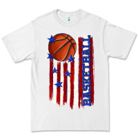 White basketball american flag Premium Tee - texasbilliewilder