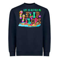 Navy life is better in flip flops Heavyweight Sweatshirt - AdoDesignShop