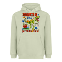 Matcha roaring into preschool Heavyweight Hoodie - BundleAndBundleShop