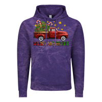 Cloud Purple Merry And Bright Christmas Trees Truck Vintage Hoodie - FaDigitalArtStudio