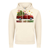 Vintage Artic Merry And Bright Christmas Trees Truck Vintage Hoodie - FaDigitalArtStudio