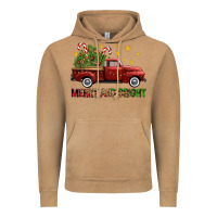 Vintage Camel Merry And Bright Christmas Trees Truck Vintage Hoodie - FaDigitalArtStudio
