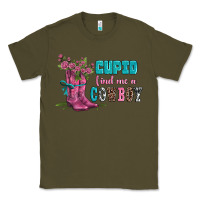 Army Green velantines day cupid find me a cowboy Classic Tee - AdoDesignShop