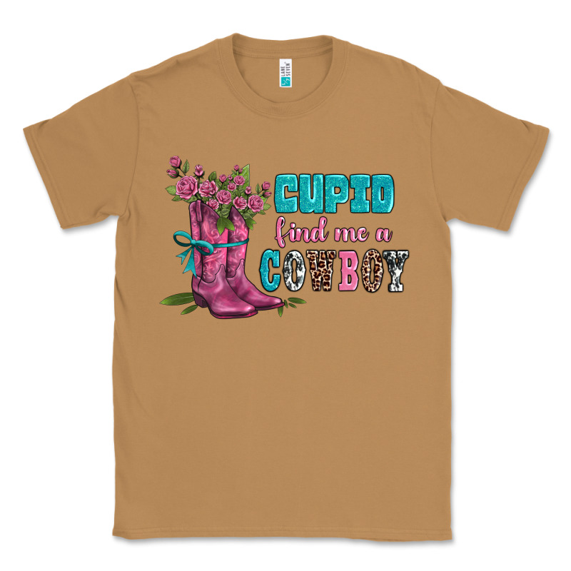 Velantines Day Cupid Find Me A Cowboy Classic Tee by AdoDesignShop | Teevron