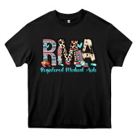 Black rma registered medical aide Heavy Core Tee - Zillion Design Studio