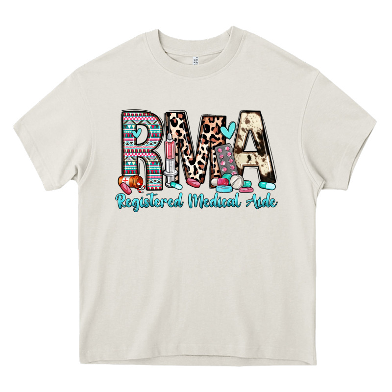 Rma Registered Medical Aide Heavy Core Tee by Zillion Design Studio | Teevron