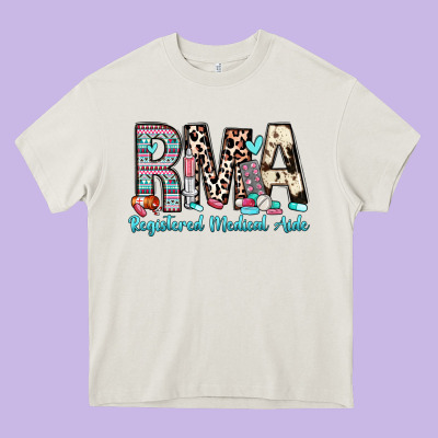 Rma Registered Medical Aide Heavy Core Tee Designed By Zillion Design Studio