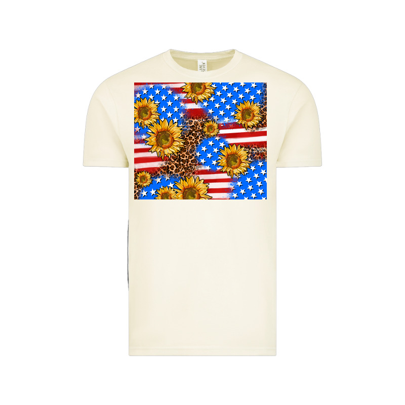 Basic Sunflower And Leopard Vintage Tee by AdoDesignShop | Teevron
